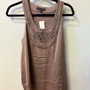 Banana Republic Taupe Sleeveless Tank Top